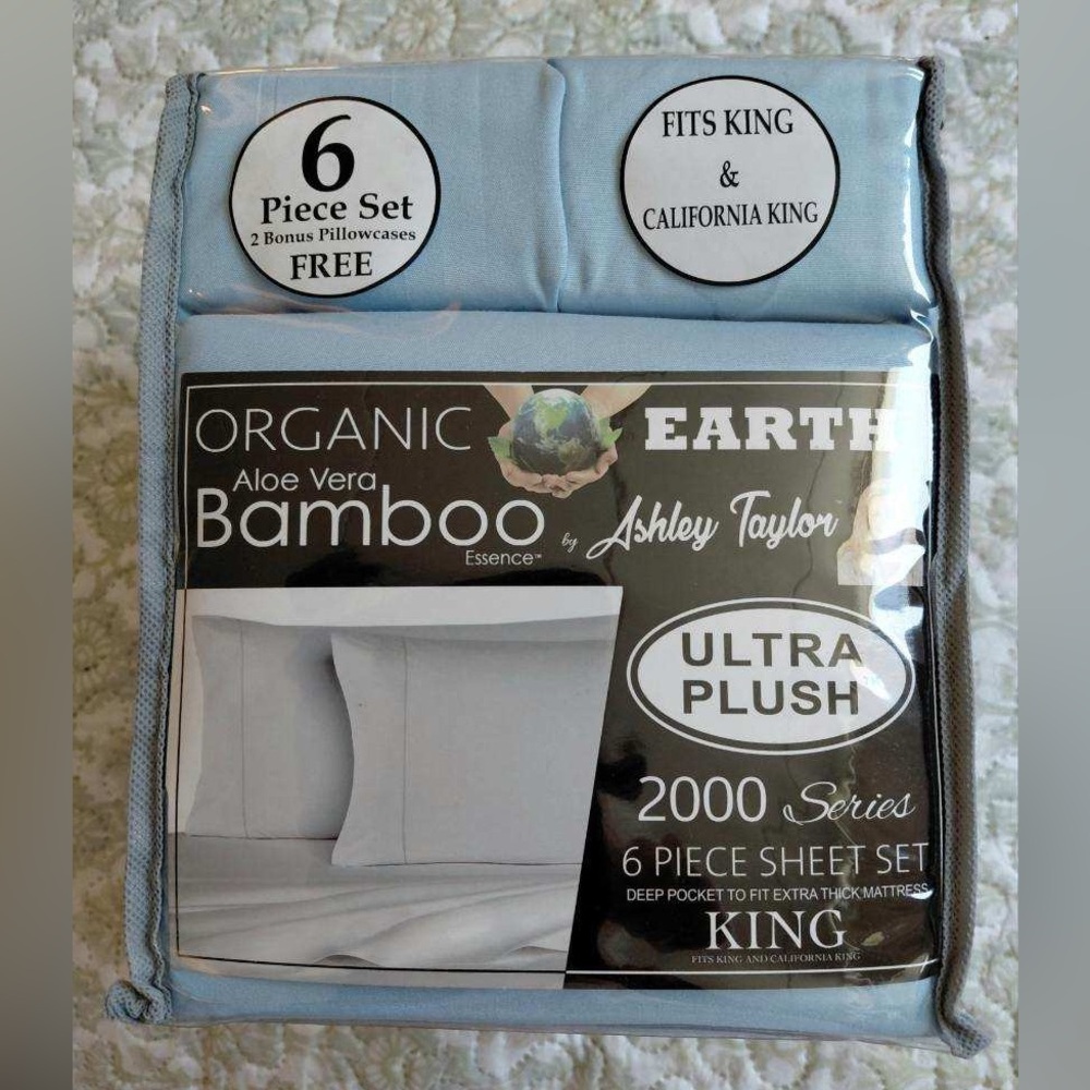 🆕Bamboo by Ashley Taylor 6 Piece Sheet Set